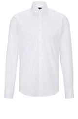 Hemden HUGO BOSS BLACK Hemd H-Joe-spread Weiß (100)